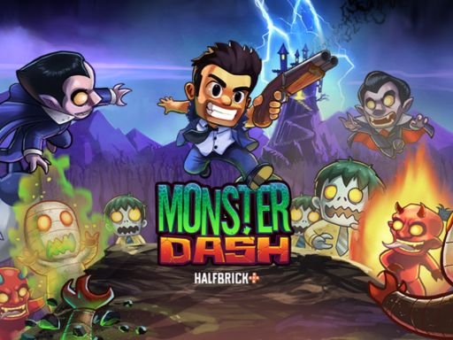 Monster Dash gameplay screenshot